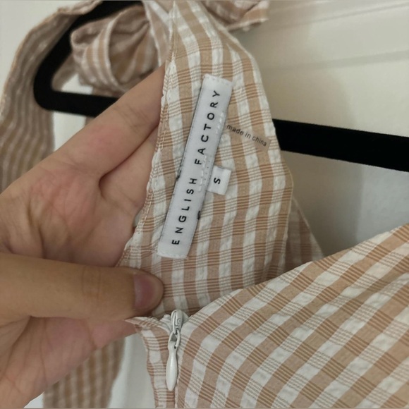 English Factory Gingham Tiered Maxi Dress - Picture 7 of 7